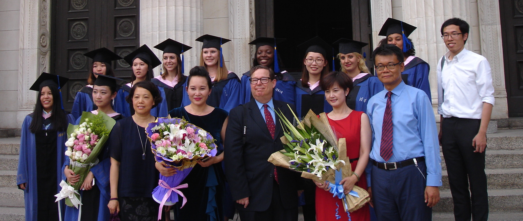 Group photo of 2014 GBJ students after TSJC graduation ceremony